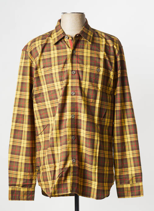 Cămașă cu mâneci lungi maro DAYTONA bărbat