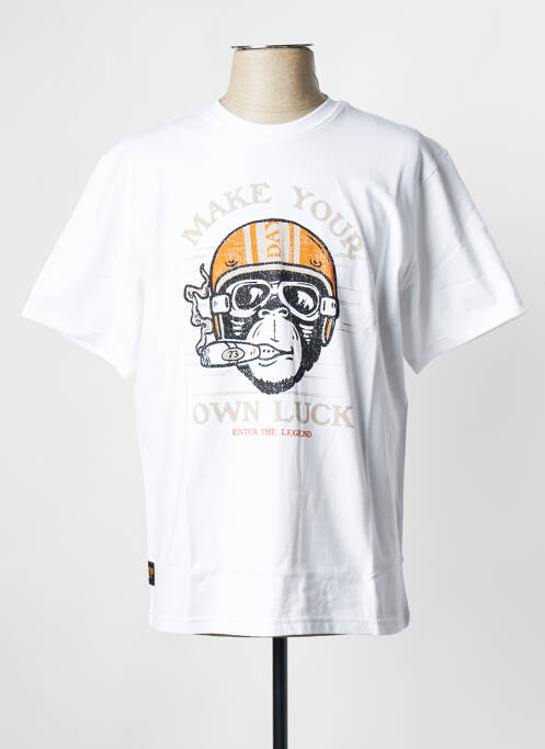 Tricou alb DAYTONA bărbat