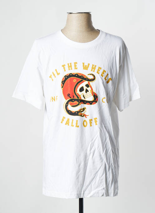 Tricou alb IRON AND RESIN bărbat