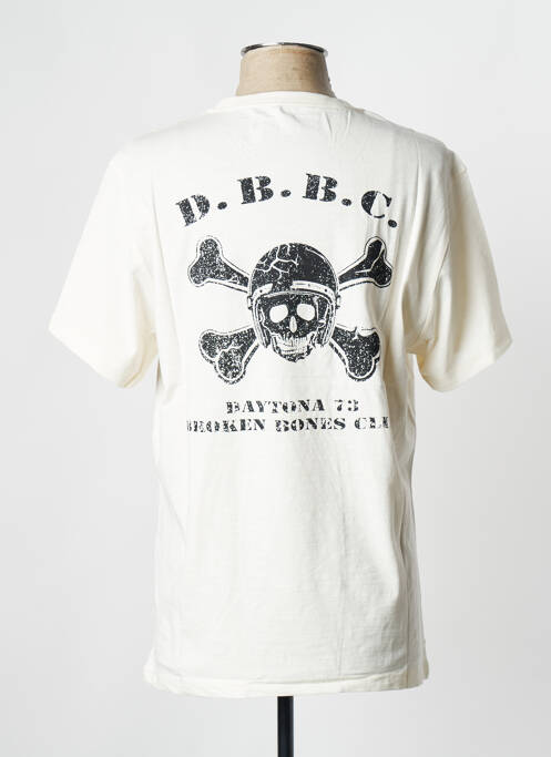 Tricou alb DAYTONA bărbat