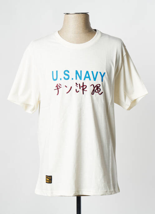 Tricou alb spart DAYTONA bărbat