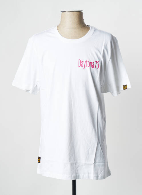 Tricou alb DAYTONA bărbat