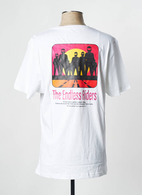 Tricou alb DAYTONA bărbat