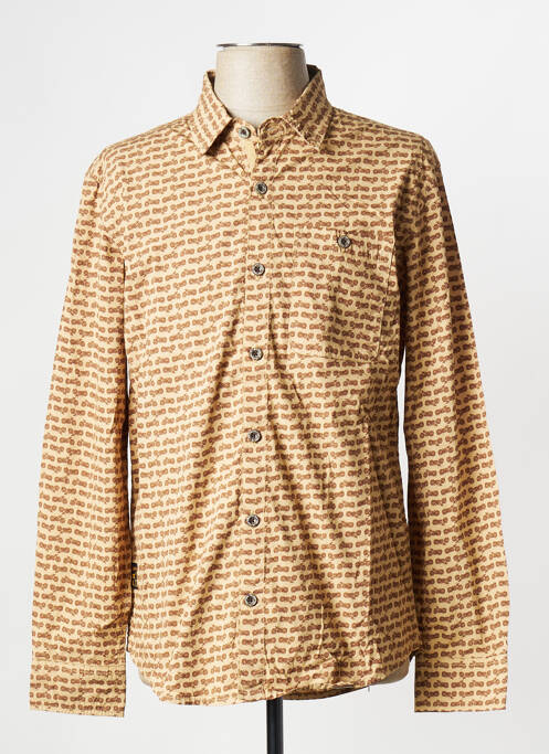 Cămașă cu mâneci lungi bej DAYTONA bărbat