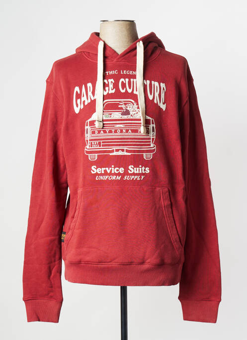 Hanorac cu glugă maro DAYTONA bărbat