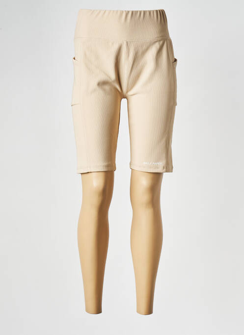 Pantalon de ciclism bej DAILY PAPER femeie