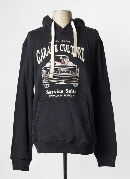 Hanorac cu glugă negru DAYTONA bărbat