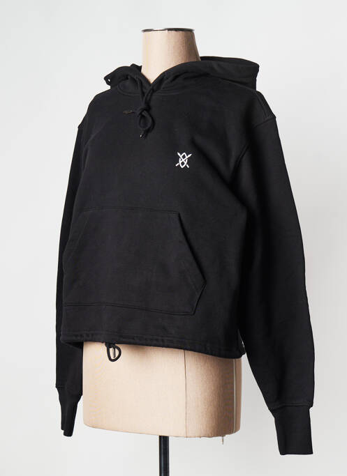 Hanorac negru DAILY PAPER femeie