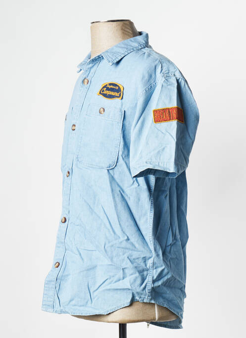 Cămașă cu mâneci scurte albastru DAYTONA bărbat