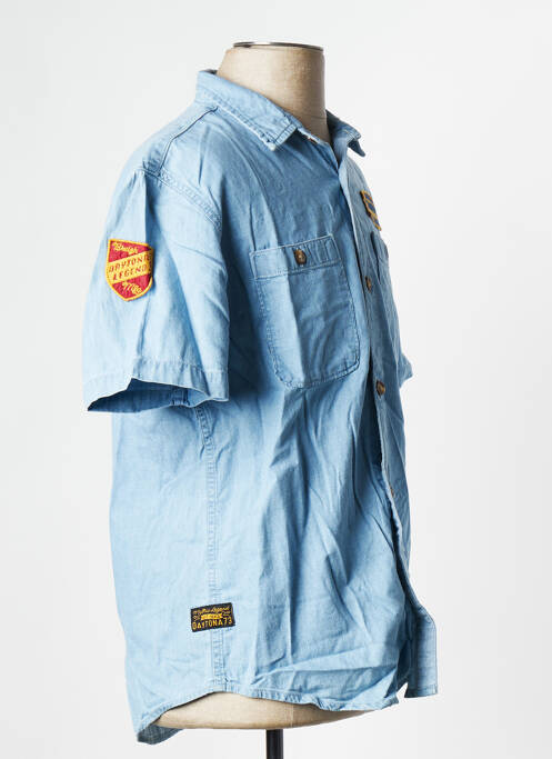 Cămașă cu mâneci scurte albastru DAYTONA bărbat