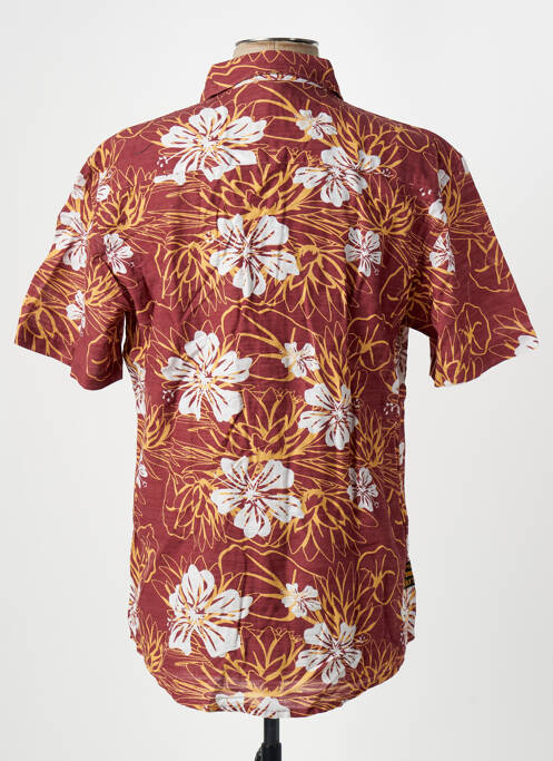 Cămașă cu mâneci scurte bordeaux DAYTONA bărbat