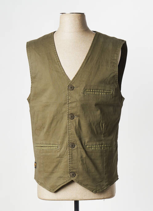 Vestă fără mâneci kaki DAYTONA bărbat