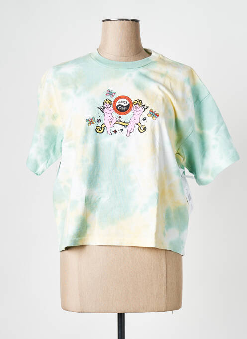 Tricou verde OBEY femeie