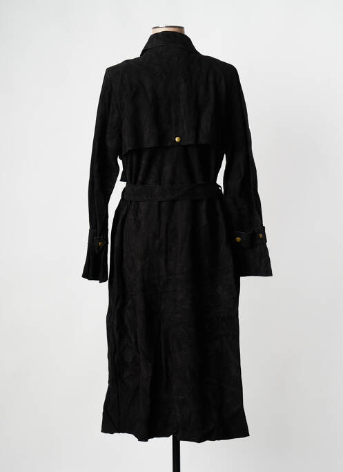 Trench negru ROSE GARDEN femme