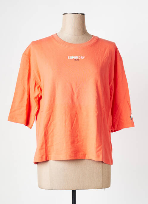 Tricou roz SUPERDRY femeie