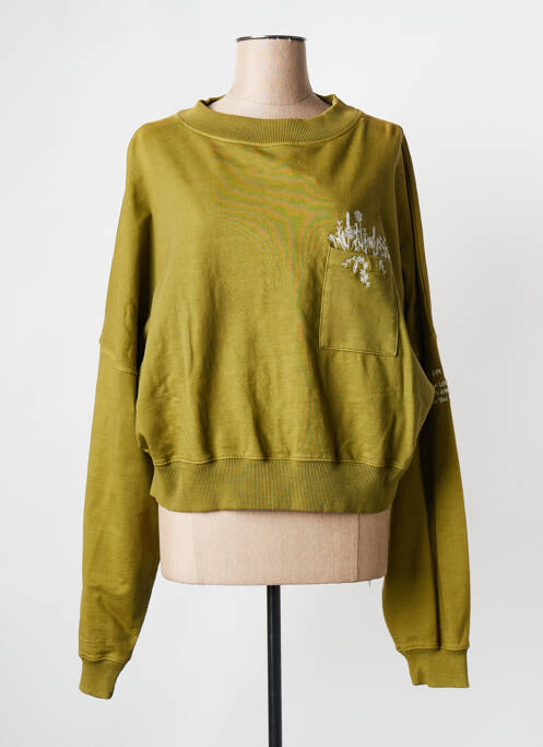 Hanorac verde ROSE GARDEN femeie