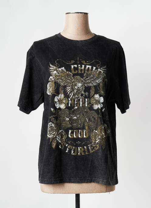 Tricou negru ROSE GARDEN femeie