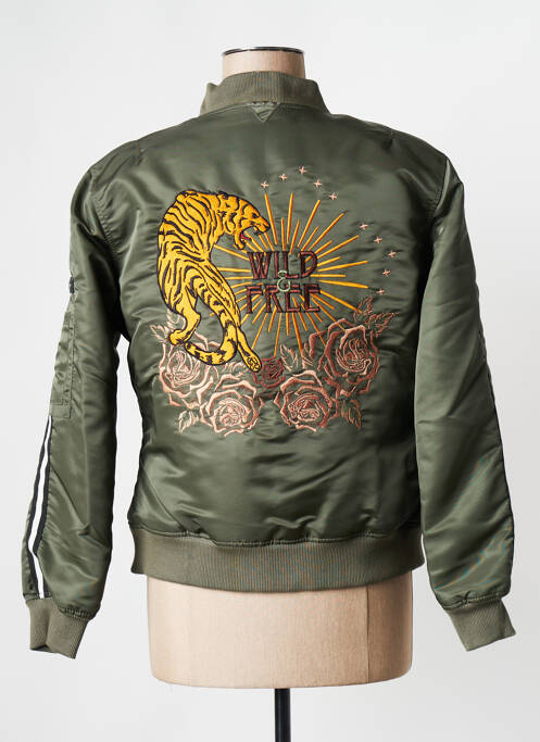 Geacă kaki ROSE GARDEN femeie