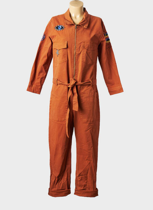 Salopetă-pantalon maro ROSE GARDEN femeie