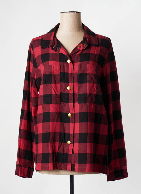 Cămașă roșu granat ROSE GARDEN femeie