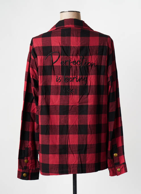 Cămașă roșu granat ROSE GARDEN femeie