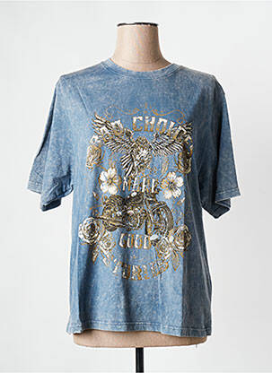 Tricou albastru ROSE GARDEN femeie