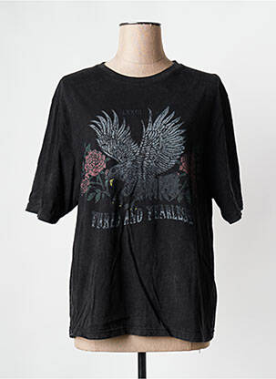 Tricou negru ROSE GARDEN femeie