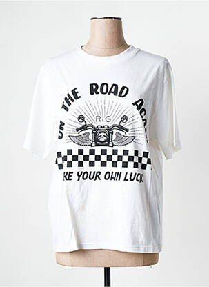 Tricou alb ROSE GARDEN femeie