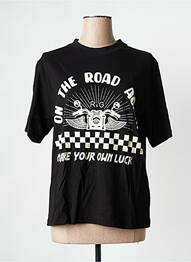 Tricou negru ROSE GARDEN femeie
