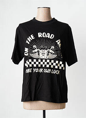 Tricou negru ROSE GARDEN femeie