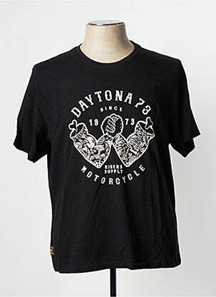 Tricou negru DAYTONA bărbat