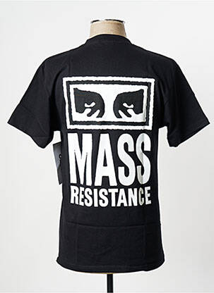 Tricou negru OBEY bărbat