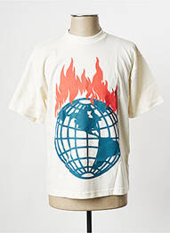 Tricou bej OBEY homme
