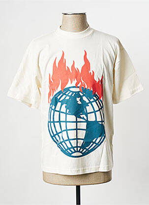 Tricou bej OBEY bărbat