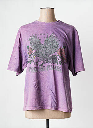 Tricou violet ROSE GARDEN femeie