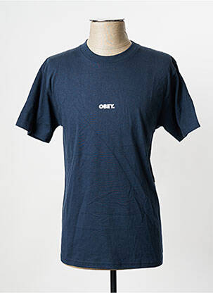 Tricou albastru OBEY bărbat