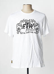 Tricou alb DAYTONA homme