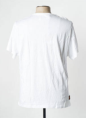 Tricou alb DAYTONA bărbat