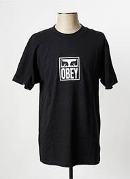 Tricou negru OBEY homme