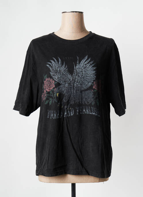 Tricou negru ROSE GARDEN femeie