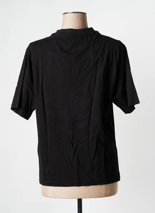 Tricou negru ROSE GARDEN femme