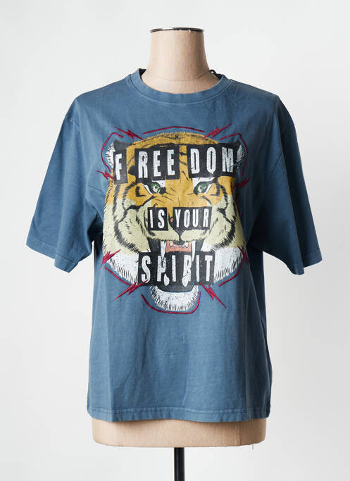 Tricou albastru ROSE GARDEN femeie