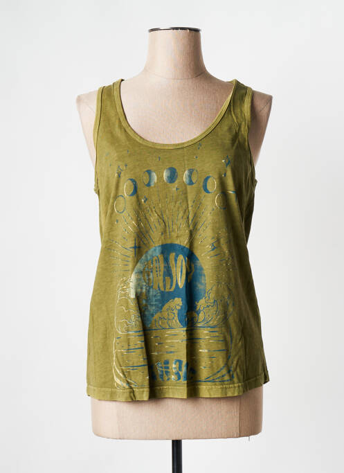 Tricou verde ROSE GARDEN femeie