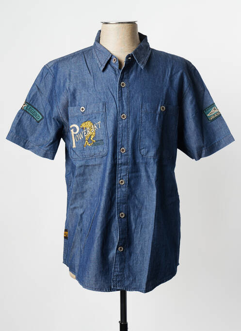 Cămașă cu mâneci scurte albastru DAYTONA bărbat