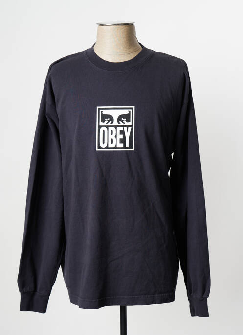 Tricou albastru OBEY bărbat