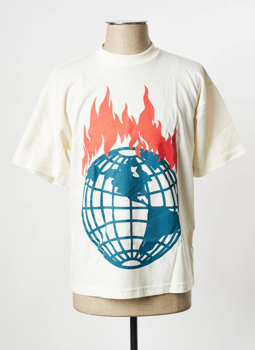 Tricou bej OBEY bărbat