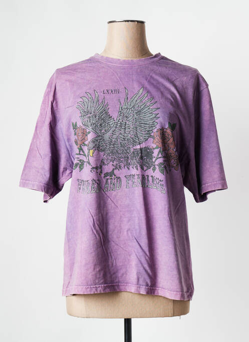 Tricou violet ROSE GARDEN femeie