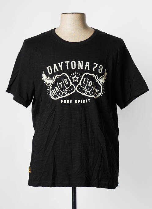 Tricou negru DAYTONA bărbat