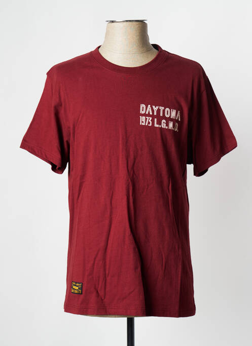 Tricou bordeaux DAYTONA bărbat