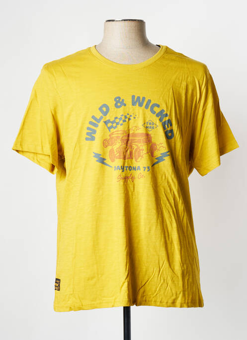 Tricou galben DAYTONA bărbat